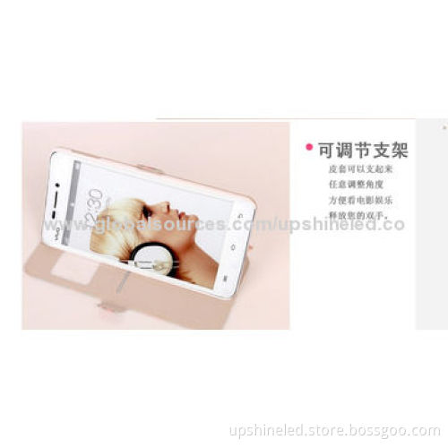 PU Leather Case for Vivo X3, ODM/OEM Orders Welcomed, All Colors Available